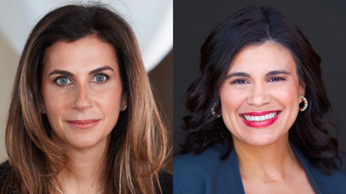 Ashley Litwin Diego, left, and Lucia Báez-Geller, right, are vying for the District 106 seat in the Democratic primary.  